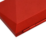 Rose Rhombus Ring Box Rotatable Holder Wedding