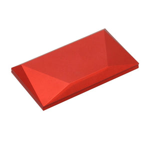 Rose Rhombus Ring Box Lightweight Sturdy Plastic Jewelry Holder