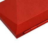 Rose Rhombus Ring Box Lightweight Sturdy Plastic Jewelry Holder