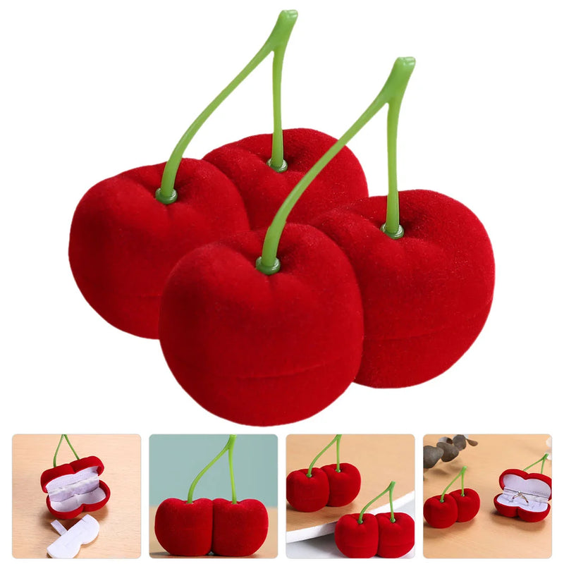 Ring Box Wedding Case Jewelry Boxes Holder Storag...