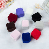 Elegant Ring Box - Luxury Velvet Jewelry Case