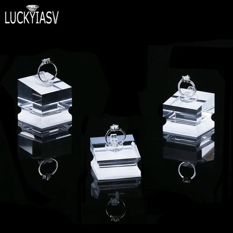Acrylic Ring Seat Jewelry Display Stand