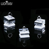 Acrylic Ring Seat Jewelry Display Stand