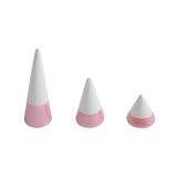 Ring Cone Set Wood Mother's Jewelry Display Ring Organiser Ringorganiser C...