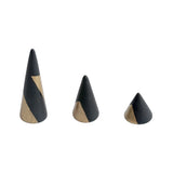 Ring Cone Set Wood Mother's Jewelry Display Ring Organiser Ringorganiser C...