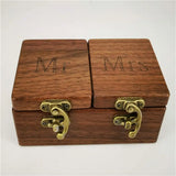 Ring Container Thicken Ring Case Fine Texture Mr Mrs Ring Holder