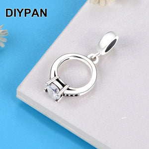 Ring Dangle Charm for Pandora Bracelets DIY Jewelry