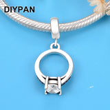 Ring Dangle Charm for Pandora Bracelets DIY Jewelry