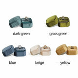 Double Ring Storage Box Detachable Lid Jewelry Box Women Gift