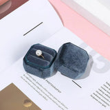 Double Ring Storage Box Detachable Lid Jewelry Box Women Gift