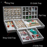 Velvet Jewelry Display Tray for Rings Bracelets Necklaces