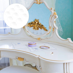 Ring Display Jewelry Tray Box Showcase Store Organizer Holder Round Case