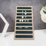 9-Slot Ring Display Stand Jewelry Organizer Box for Earring Pendant