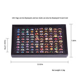 Ring Display Tray with Lid Storage Box Bangle Organizer