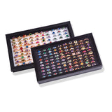 Ring Display Tray with Lid Storage Box Bangle Organizer