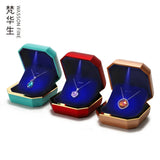 LED Light Ring Earring Box Wedding Jewelry Packaging