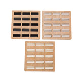 Ring Earring Display Tray Jewelry Organizer 2/5/10/15 Solts Ring Plate