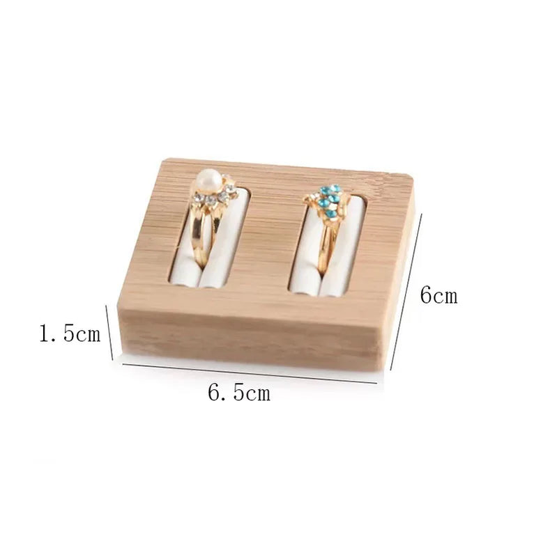 Ring Earring Display Tray Jewelry Organizer 2/5/10/15 Solts Ring Plate