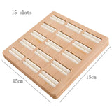 Ring Earring Display Tray Jewelry Organizer 2/5/10/15 Solts Ring Plate