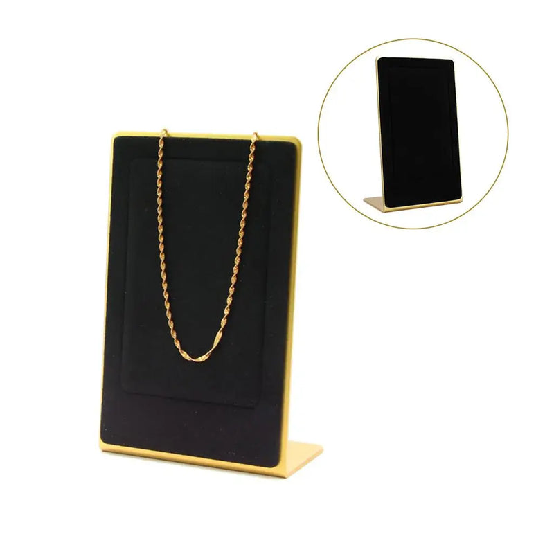Ring Earring Jewelry Display Tray Organizer Holder L-Shaped Holder Rack