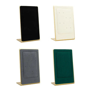 Ring Earring Jewelry Display Tray Organizer Holder L-Shaped Holder Rack