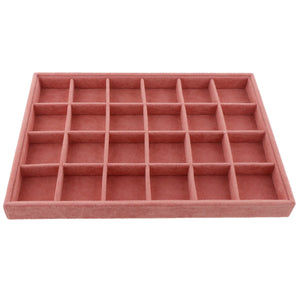 Jewelry Display Organizer Box Tray Showcase Holder