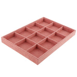 Jewelry Display Organizer Box Tray Showcase Holder
