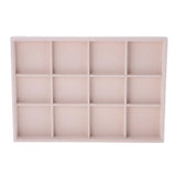 Ring Earrings Necklace Jewelry Display Box Tray Holder