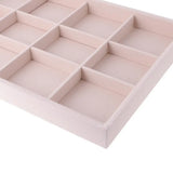Ring Earrings Necklace Jewelry Display Box Tray Holder
