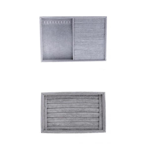 Velvet Jewelry Display Box Organizer