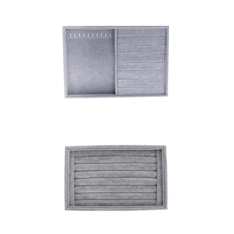 Velvet Jewelry Display Box Organizer