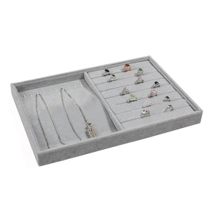 Velvet Jewelry Display Box Organizer
