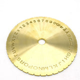 Ring Engraver Plate With Letter Number Inside Ring Engraving Font
