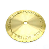 Ring Engraver Plate With Letter Number Inside Ring Engraving Font