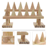 Ring Finger Display Stand Holder Rings Jewelry Showcase Rack Storage Racks