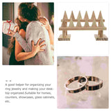 Ring Finger Display Stand Holder Rings Jewelry Showcase Rack Storage Racks