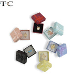 Ring Jewelry Organizer Paper Box Ring Packaging Box Jewelry Store Container