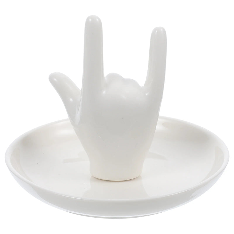 Ceramic Ring Holder Jewelry Stand Dish Display Organizer
