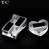 Acrylic Ring Holder Display Stand Clear Jewelry Organizer for Store Countertop