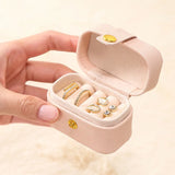 Ring Jewelry Box Mini PU Storage Box Ear Stud Display Box