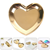 Heart-Shaped Jewelry Holder Dish Plate Tray Wedding Display