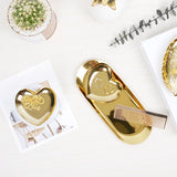 Heart-Shaped Jewelry Holder Dish Plate Tray Wedding Display