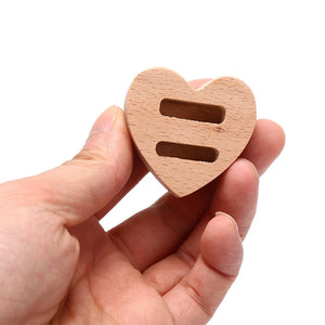 Heart Shape Double Slot Ring Rack for Women Men