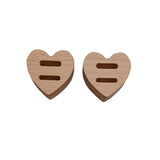 Heart Shape Double Slot Ring Rack for Women Men