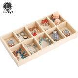 Ring Jewelry Tray Earring Storage Display Stand Organizer