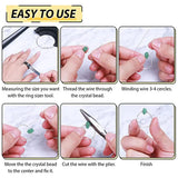 Crystal Ring Making Kit with Sizer Tools for Jewelry Craft