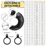 Crystal Ring Making Kit with Sizer Tools for Jewelry Craft