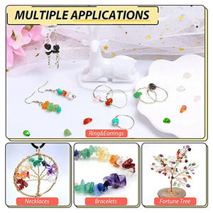 Crystal Ring Making Kit with Sizer Tools for Jewelry Craft