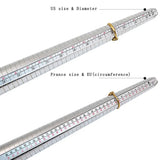 Ring Mandrel Sizer Metal Jewelry Measure Size 1-13 with Rings Finger Gauge Set
