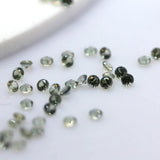 Green Sapphire Round Cut Loose Gemstone 0.8-2.5mm - Ring Necklace Earrings